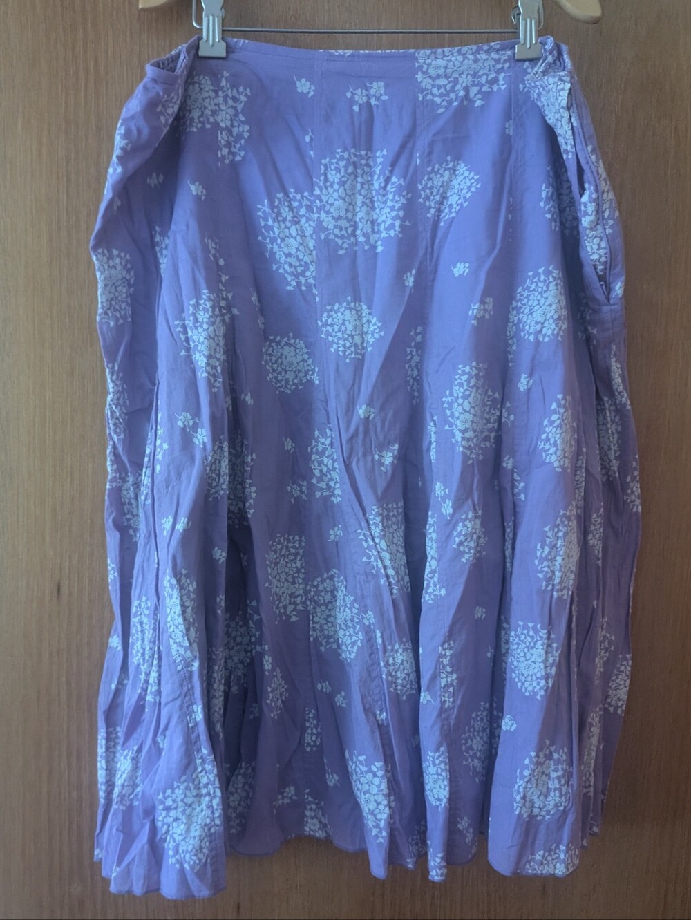 Coldwater Creek Lavender Floral Skirt